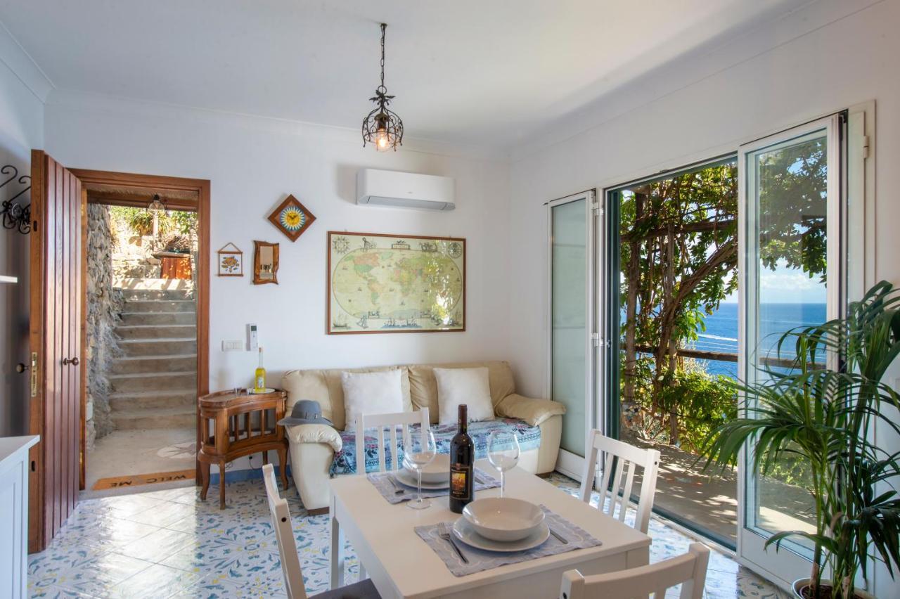 Sea Side Solandra Apartment Praiano Luaran gambar